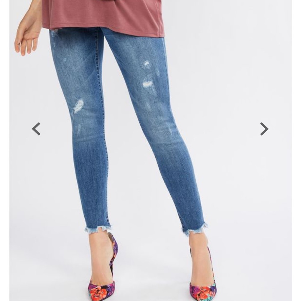 Jessica Simpson Maternity Distressed Jeans